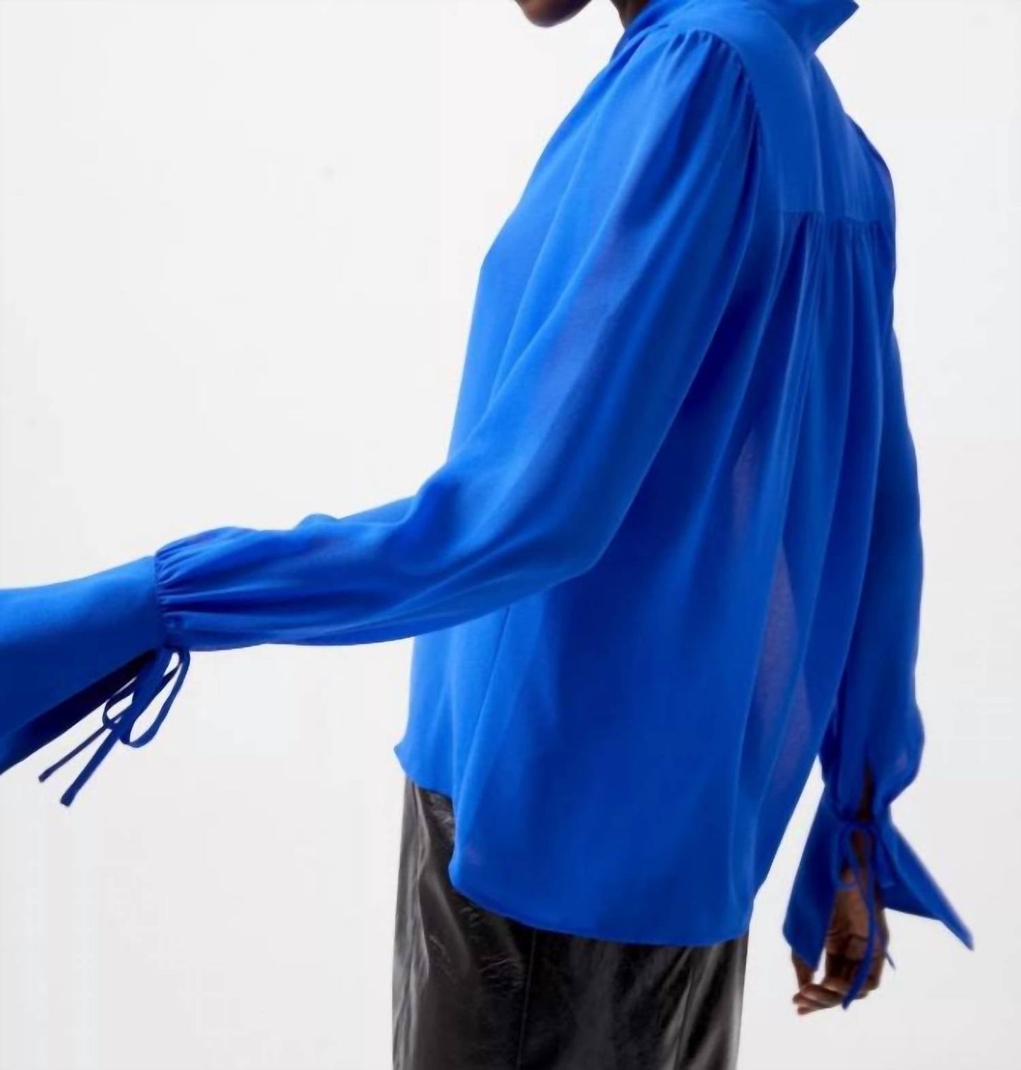 French Connection - Eden Tie Neck Blouse