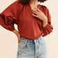 Joe'S Jeans - Camille Raglan Blouson Top