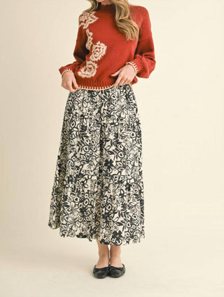 &Merci - Abigail Flower Detail Sweater