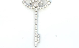 Aamiaa - 0.54 Carat Natural Diamond Key Pendant