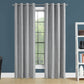 2 Pieces Set Room Darkening Curtain Panels with Grommet