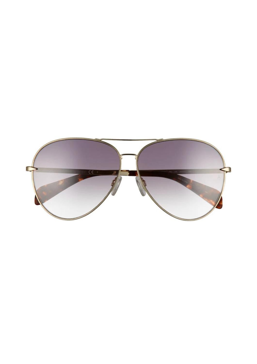 Rag & Bone - Women's 63mm Oversize Aviator Sunglasses