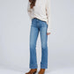 Askk Ny - High Rise Boot Jean