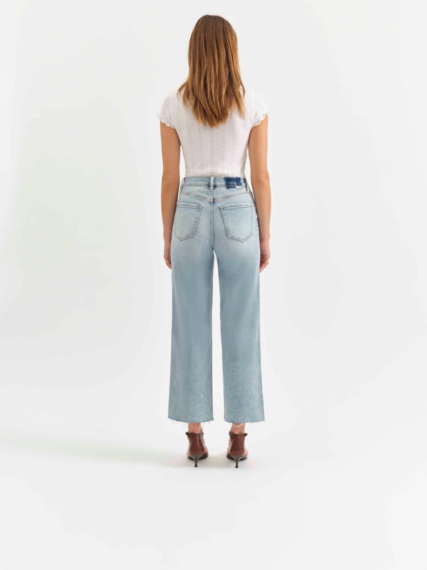 Daze - Pleaser High Rise Wide Ankle Jeans