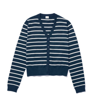 Kule - Clove Striped V-neck Cardigan