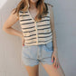 By Together - Striped Sweater Vest