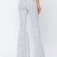 Judy Blue - High Waist White Pin Stripe Super Flare Jeans