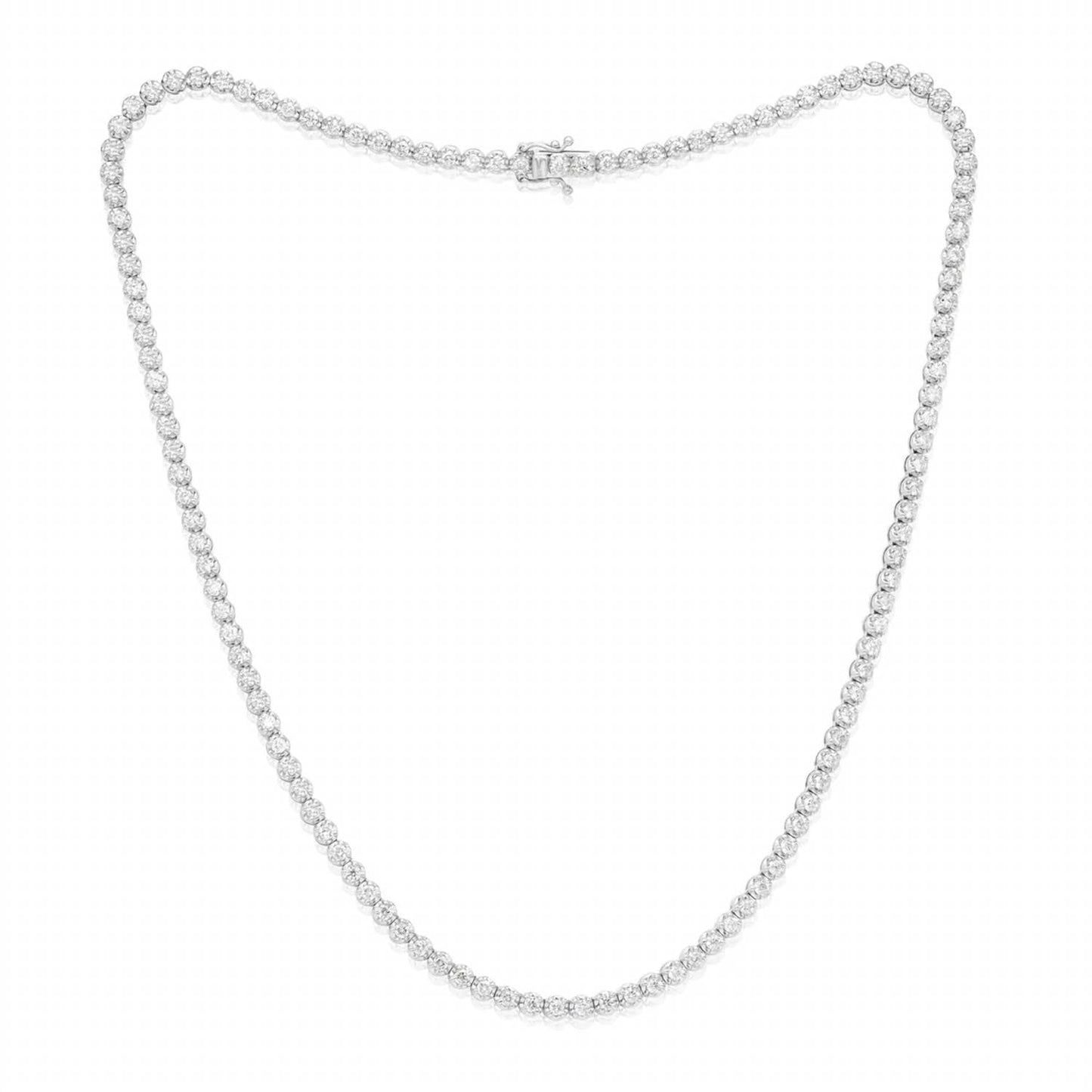 Diana M Jewels - 4.00 Cts Diamond Tennis Necklace
