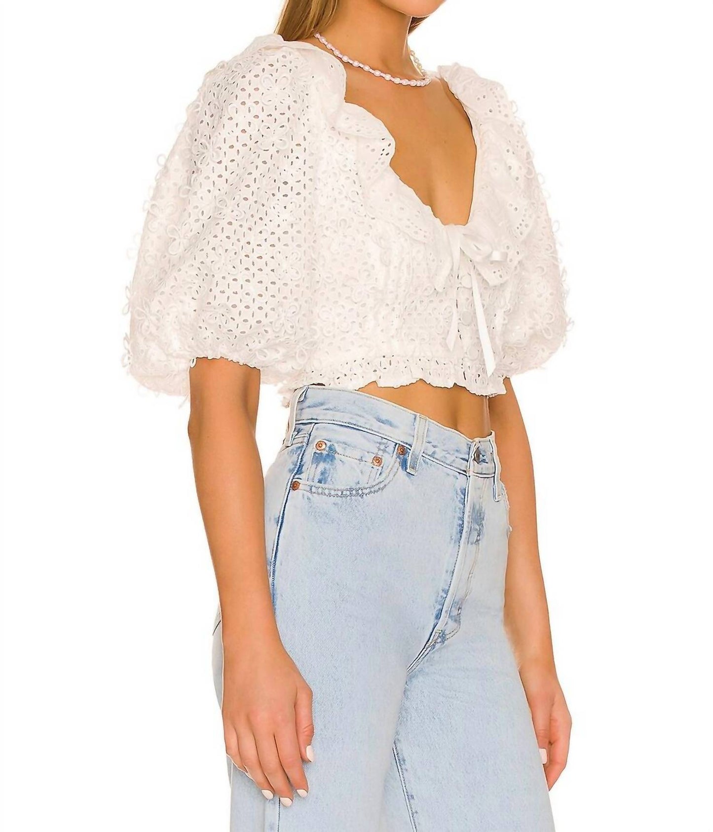 For Love & Lemons - Cassie Crop Top