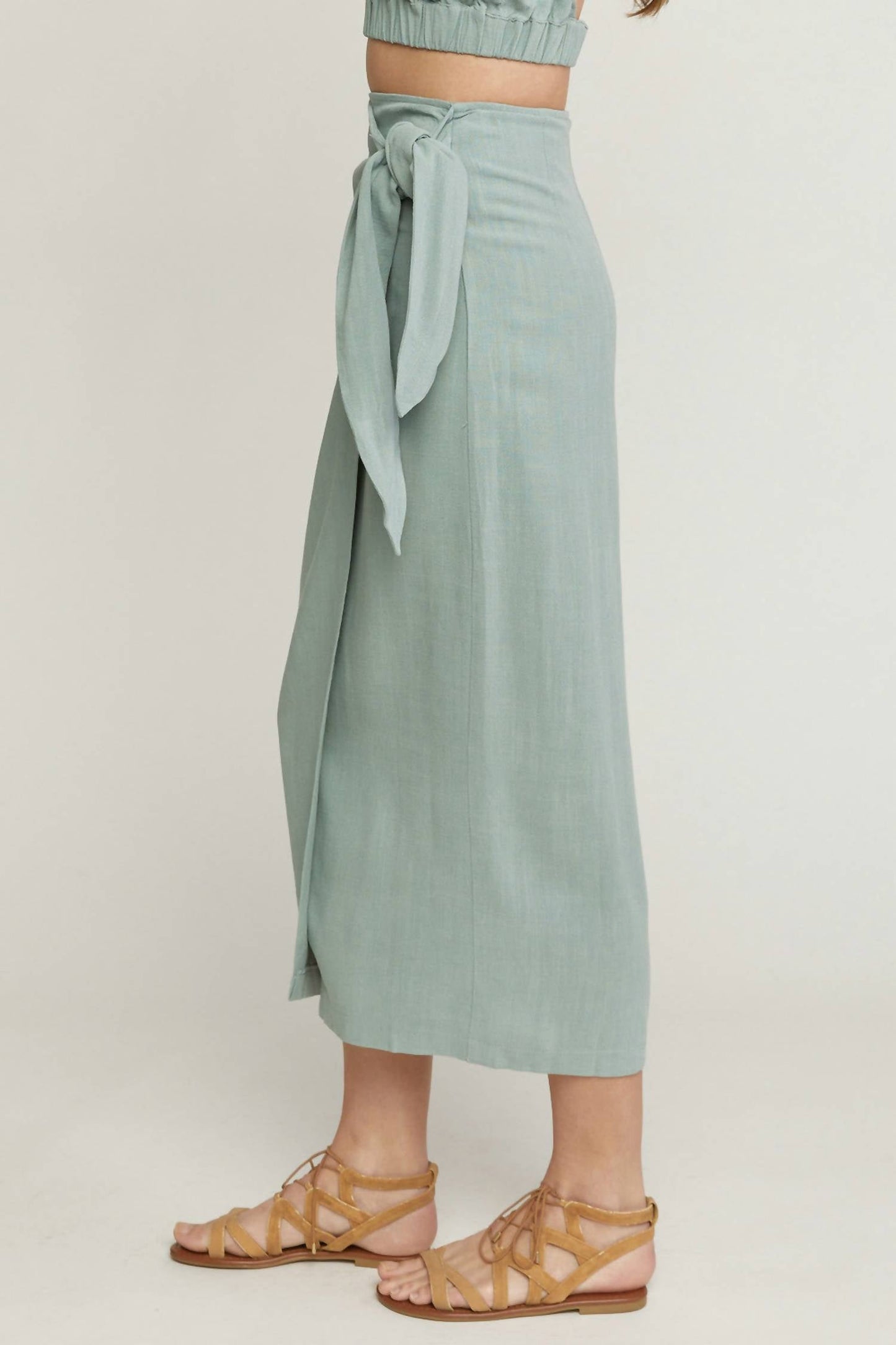 Entro - Sarong Midi Skirt