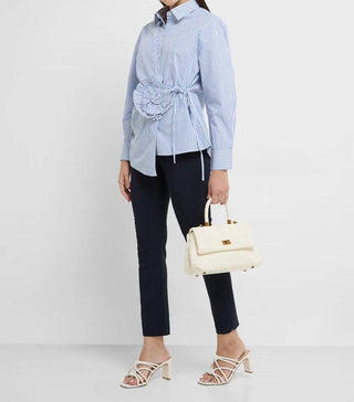 French Connection - Cambria Cot Stripe Crosa Shirt