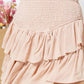 Blue B - Women's Ruffle Smocked Mini Skort