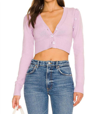 For Love & Lemons - JOAN CROP CARDIGAN
