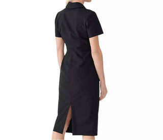 J.Crew - Collared Sheath Dress In Bi-stretch Wool Blend