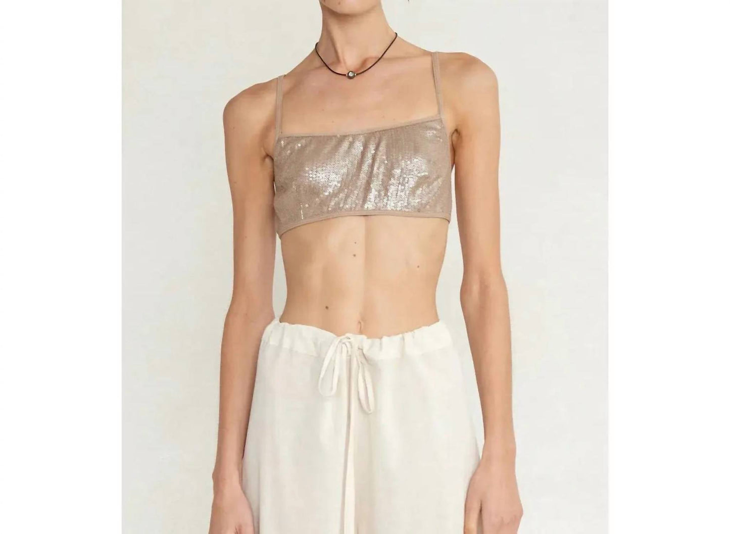 Chan Luu - Stella Sequin Bralette