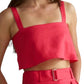 Hevron - Caitlyn Sleeveless Crop Top