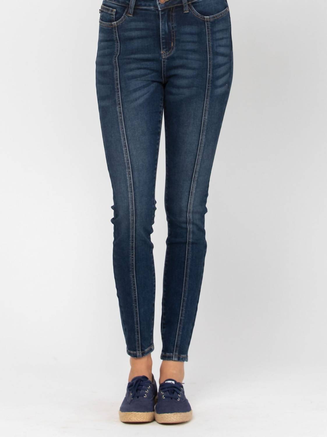 Judy Blue - Mid-Seam Stitch Skinny Jeans