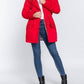 Active Usa - Fleece Lined Fur Hoodie Utility Jacket