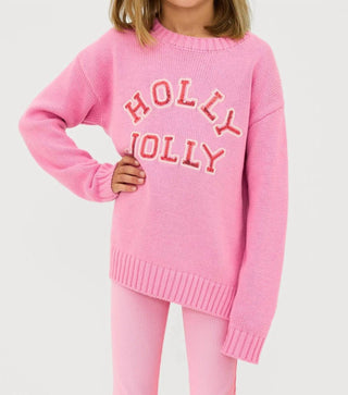 Beach Riot - Girl's Callie Sweater Holly Jolly