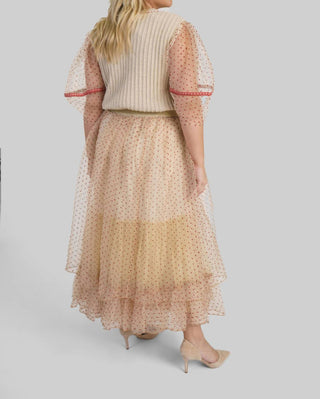 -Bl^Nk- - MENIYA KNITTED TOP