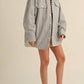 Klesis - Striped Padded Oversized Shacket