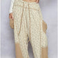 Pol - Floral Pattern Knit Pants
