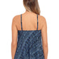 Miraclesuit - Paillette Peephole Tankini Top