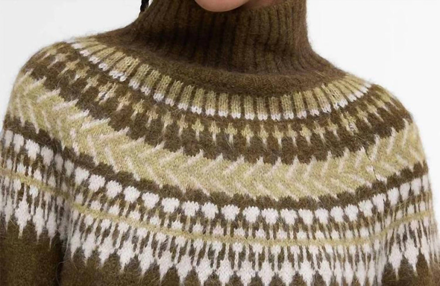 Barbour - Lorrie Fair Isle Roll-Neck Jumper