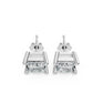 Aamiaa - Women's Princess Shape 4 Prong Push Back Studs