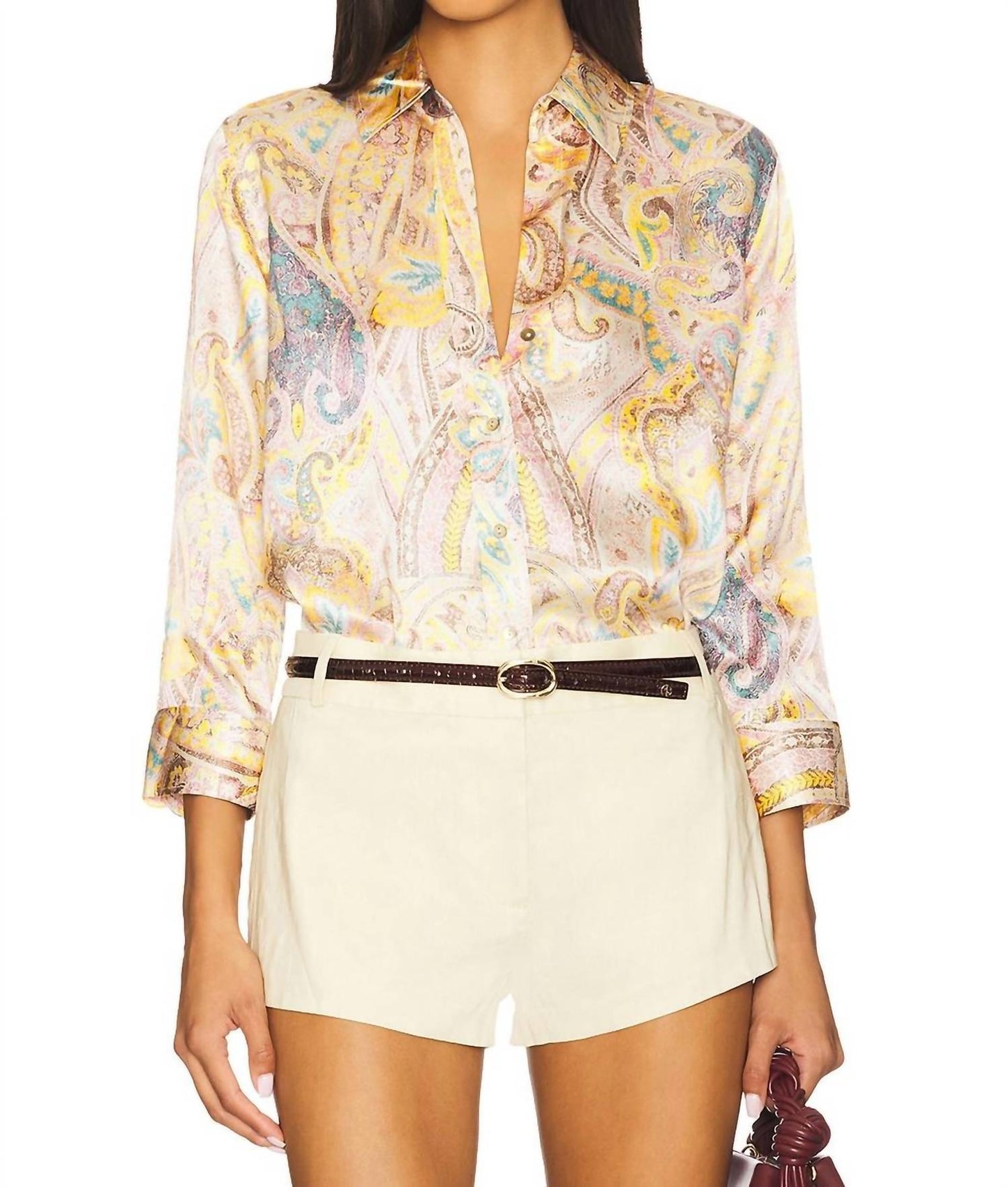 L'Agence - Dani 3/4 Sleeve Blouse