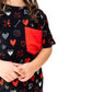 Laree + Co. - Heart Doodles Bamboo Pocket Tee + Jogger Set