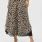 Joseph Ribkoff - Animal Print Chiffon Reversible Culotte Pants