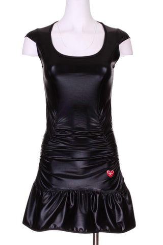 Love Love Tennis - Women's Pleather Monroe Tennis Dress