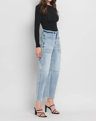 Flying Monkey - High Rise Barrel Jean