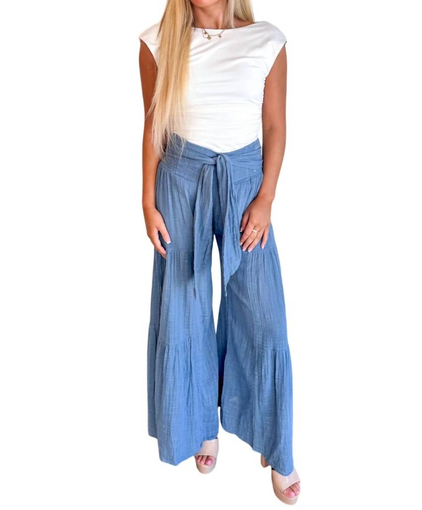 Free People - Good Day Wide Leg Pant