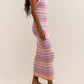 Z Supply - Santa Cruz Stripe Crochet Midi Dress