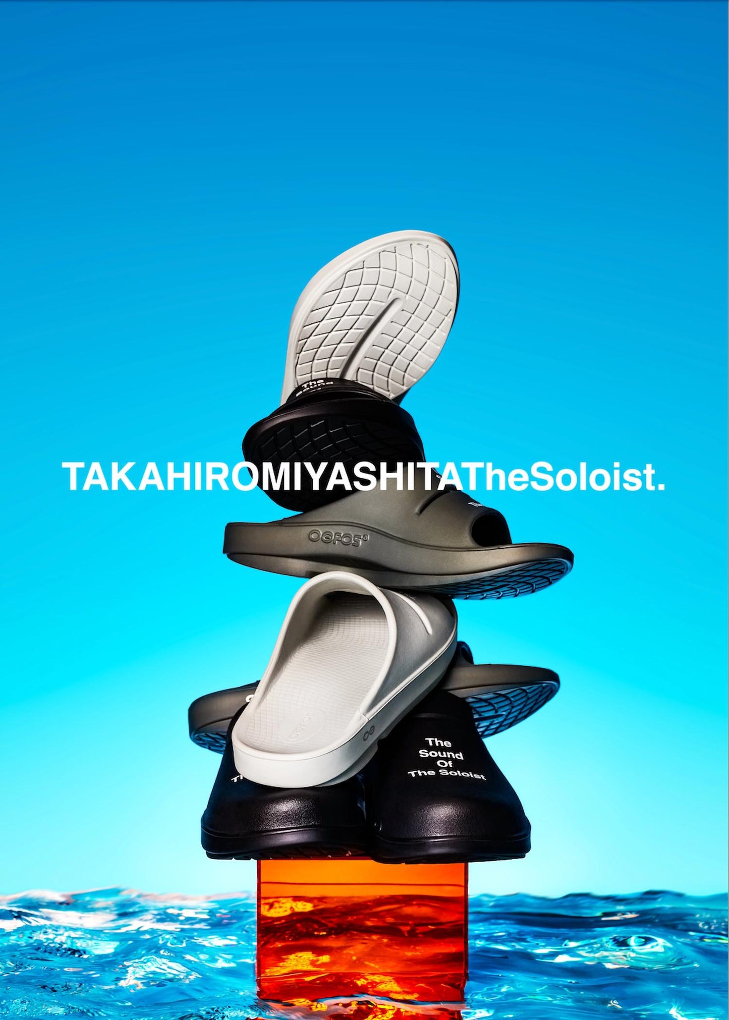 Oofos X Takahiromiyashitathesoloist. - Men Slide Sandal