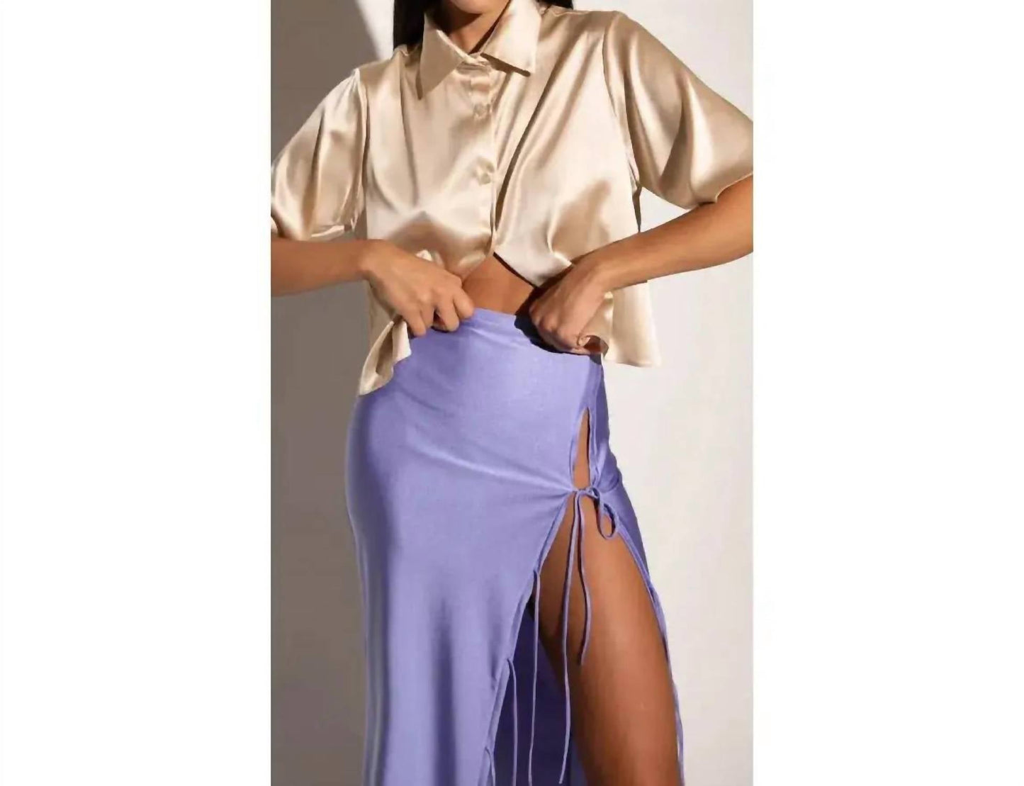 Mother Of All - Dafne Symmetrical Hem Maxi Skirt