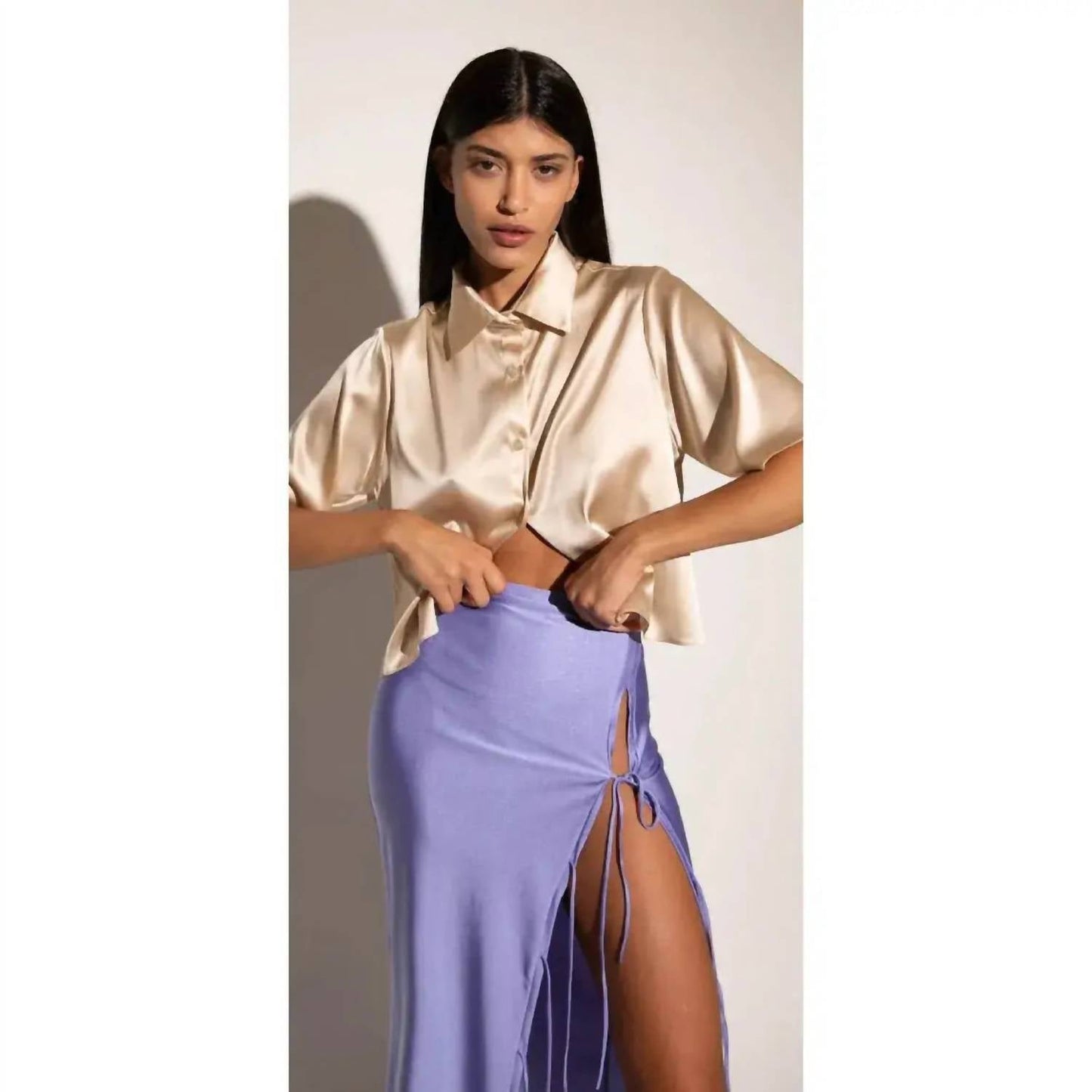 Mother Of All - Dafne Symmetrical Hem Maxi Skirt