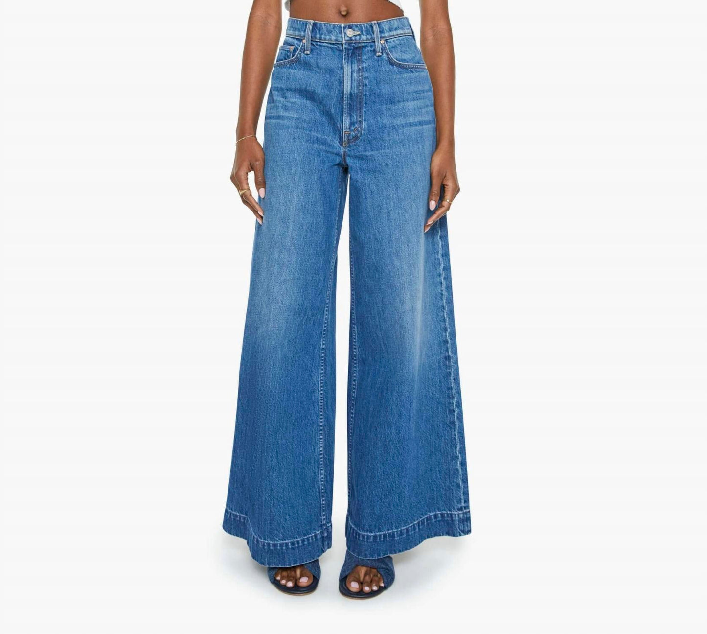 Mother - The Headliner Sneak Wide Leg Jean