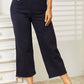 Judy Blue - High Waist Tummy Control Wide Crop Leg Jeans