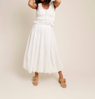 Astr - Kissel Eyelet Maxi Skirt