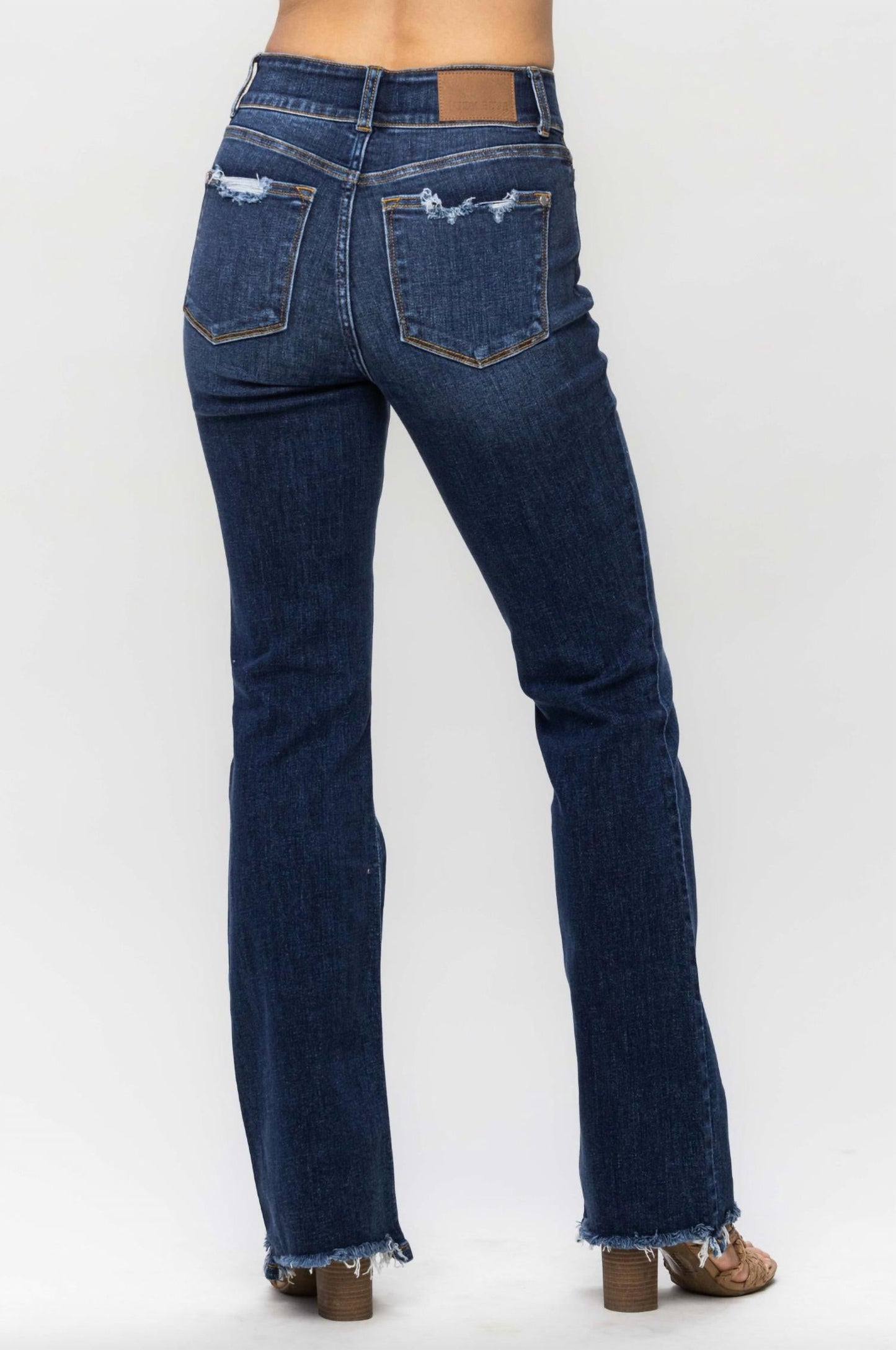 Judy Blue - Vintage Frayed Hem Bootcut Jeans