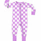 Jensen’S Jammies - Aria Check Zippy Romper