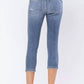 Judy Blue - Destroyed Mid-Rise Capri Jeans