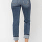 Judy Blue - Cuffed Destroy Boyfriend Jeans