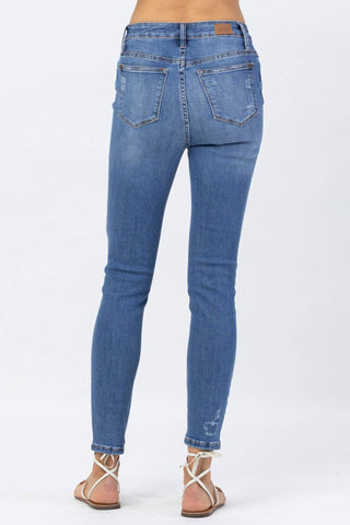 Judy Blue - High Waist Skinny Lemon Patch Denim Jeans
