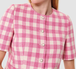 Tara Jarmon - Vanita Gingham Jacket