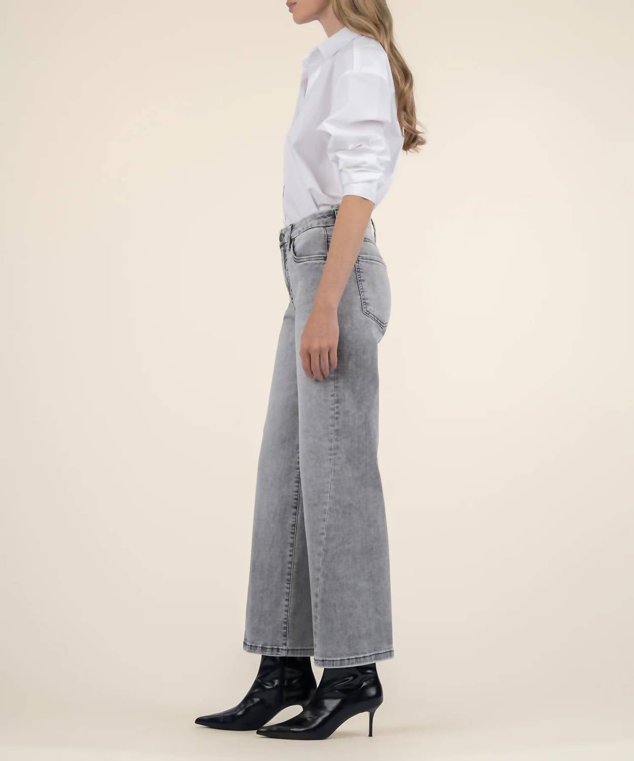 Kut From The Kloth - High Rise Meg Fab Ab Wide Leg