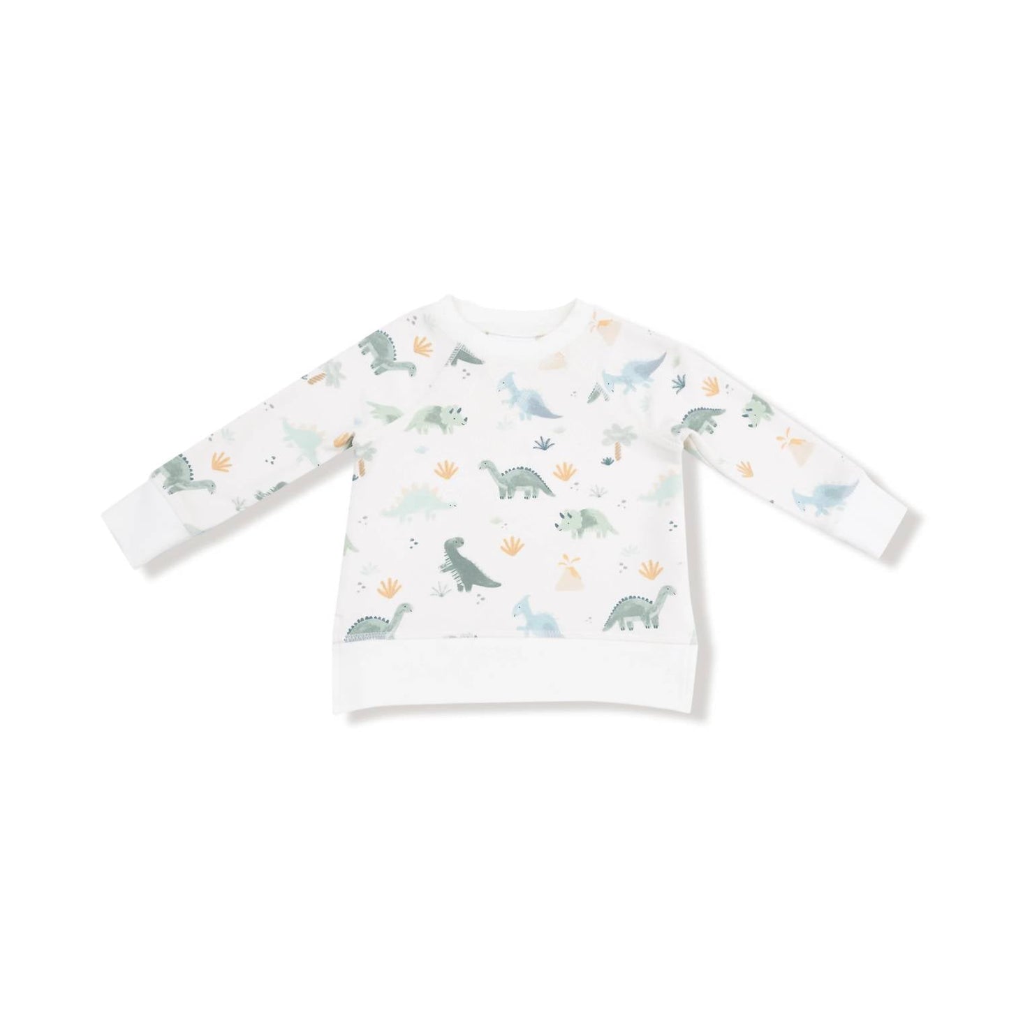 Angel Dear - Kid's Soft Dinos French Terry Raglan Jogger Set